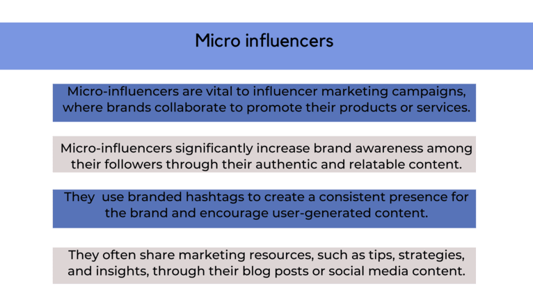Micro-influencers